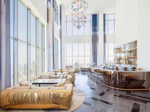 Elegant 1BR Sky Villa High-Rise Luxury Stay, Dubai (foto 8)