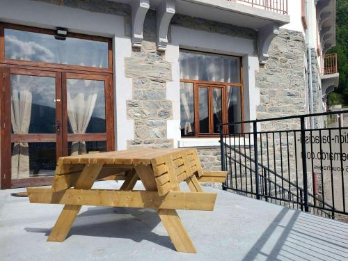 Balcony/terrace, Location Paradiski San Bernardo near Filature Arpin