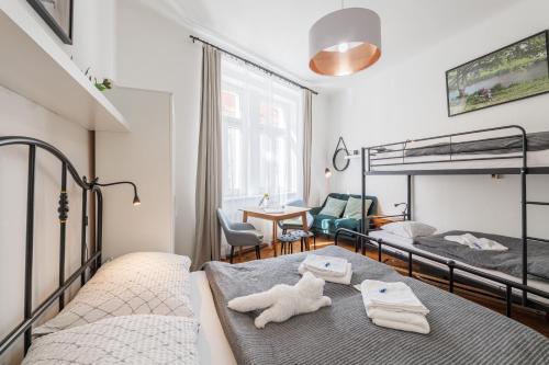 Bright downtown studio, Praha