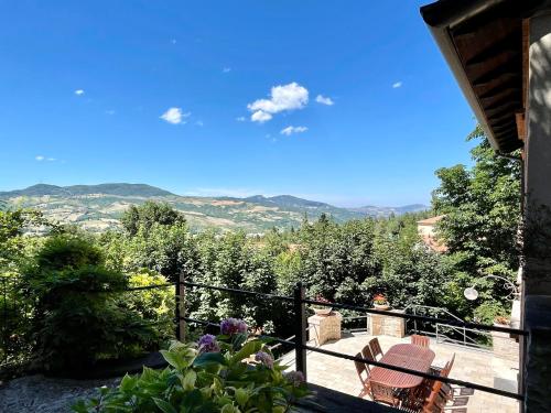 Erkély/terasz, Residenza della vigna - bilocale con soppalco in Pennabilli