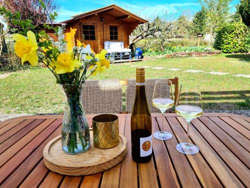 Balkons/terase, Im Rebennest - 3,5 ZKB mit Terasse und Garten an den Weinbergen in Ilbesheim bei Landau in der Pfalz