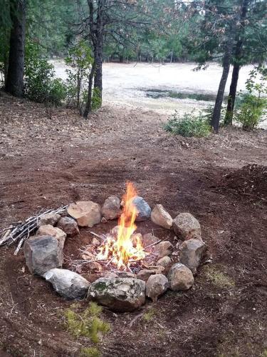 Serene Cabin Getaway with a Charcoal BBQ near Tahoe National Forest, California Serene Cabin Getaway with a Charcoal BBQ near Tahoe National Forest, California