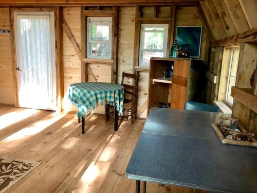 Island Glamping in a Secluded A-Frame Cabin on a Lake in Monmouth, Maine Island Glamping in a Secluded A-Frame Cabin on a Lake in Monmouth, Maine