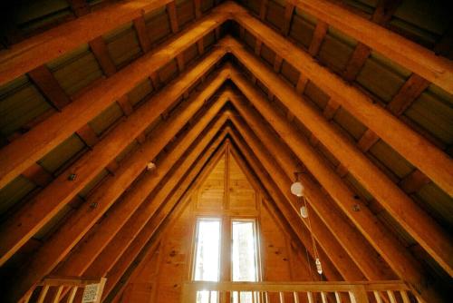 Island Glamping in a Secluded A-Frame Cabin on a Lake in Monmouth, Maine Island Glamping in a Secluded A-Frame Cabin on a Lake in Monmouth, Maine