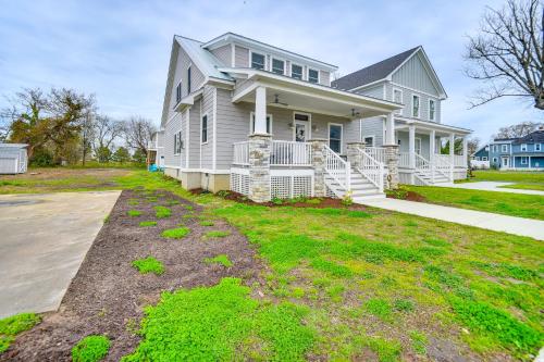 Walk to Beach and Central Park Home in Cape Charles in Cape Charles