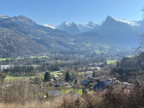 Chalet, vue sur la vallée, Domaine skiable Grand Massif, Morillon (photo 7)