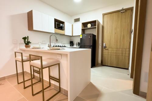 Kitchen, BaiaKristal - Kabo en Cartagena in Punta de Canoa
