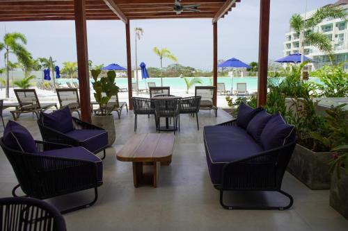 View, BaiaKristal - Kabo en Cartagena in Punta de Canoa