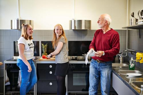 Kitchen, Danhostel Aarhus near Herluf Andersens Plads