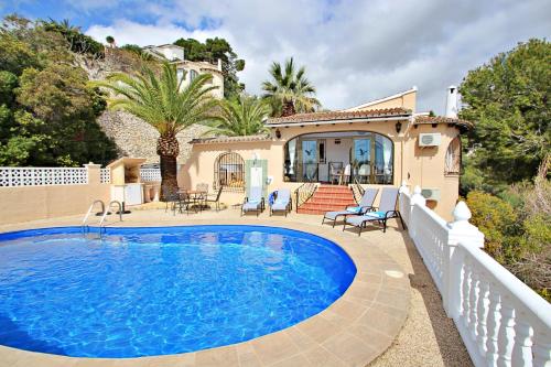 Bavaria - ocean view villa with private pool in Benissa, Benissa (fotografie 7)