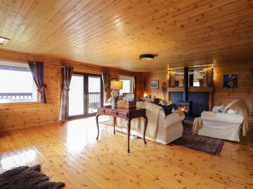 A szálláshely kívülről, The Lodge in Aigas