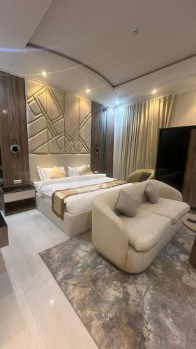 46 négyzetméteres, 1 hálószobás Apartman 1 fürdőszobával Al Aziziyah területén (فندق هوم ليا للشقق الفندقيه ) in Al Aziziyah