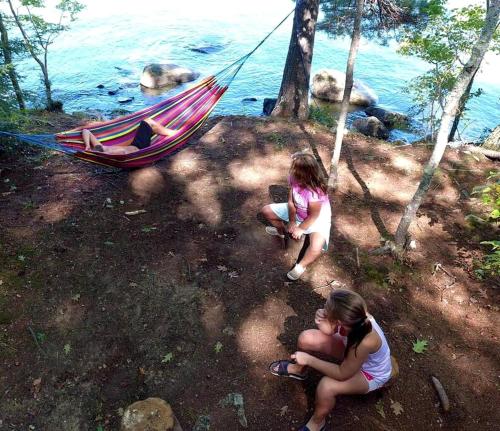 Island Glamping in a Pet-Friendly Bell Tent on an Island in Monmouth, Maine Island Glamping in a Pet-Friendly Bell Tent on an Island in Monmouth, Maine