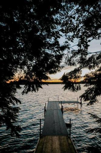 Island Glamping in a Secluded A-Frame Cabin on a Lake in Monmouth, Maine Island Glamping in a Secluded A-Frame Cabin on a Lake in Monmouth, Maine