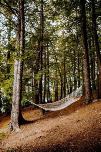 Island Glamping in a Secluded A-Frame Cabin on a Lake in Monmouth, Maine Island Glamping in a Secluded A-Frame Cabin on a Lake in Monmouth, Maine