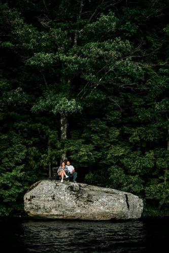 Island Glamping in a Secluded A-Frame Cabin on a Lake in Monmouth, Maine Island Glamping in a Secluded A-Frame Cabin on a Lake in Monmouth, Maine