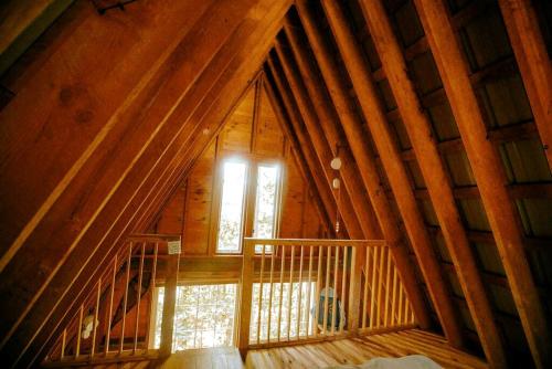 Island Glamping in a Secluded A-Frame Cabin on a Lake in Monmouth, Maine Island Glamping in a Secluded A-Frame Cabin on a Lake in Monmouth, Maine