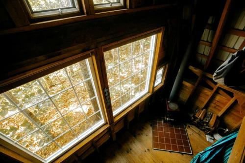 Island Glamping in a Secluded A-Frame Cabin on a Lake in Monmouth, Maine Island Glamping in a Secluded A-Frame Cabin on a Lake in Monmouth, Maine