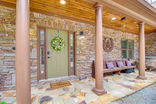 Game Room & Fire Pit: Riverfront Home in Ellijay! in East Ellijay (GA)