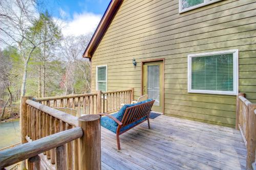 Game Room & Fire Pit: Riverfront Home in Ellijay! in East Ellijay (GA)