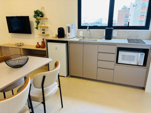 kök, Estúdios Puã - Service flat by Morada Urbana (Estudios Pua - Service flat by Morada Urbana) in São Paulo