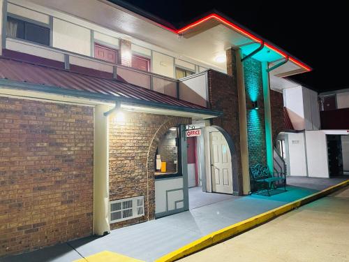A szálláshely kívülről, Executive Inn in Muskogee (Oklahoma)