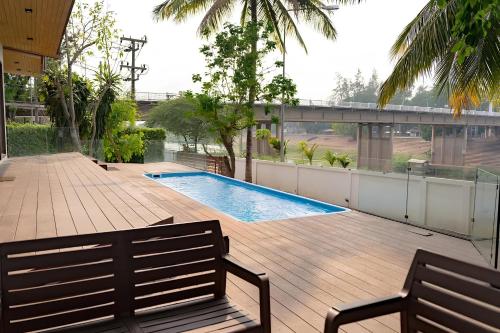 Swimming pool, POOL VILLA NAM NAN in Fai Kaeo