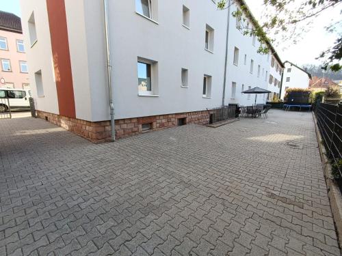 陽台/露台, Ferienwohnung am Rathaus in 蘭茨圖爾