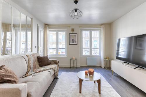 Appartement de Charme rue Lafayette 4P-1BR, Parigi