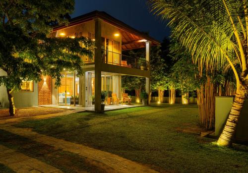 Garden, Villa Rumassala Luxury Chalets Unawatuna in Galle