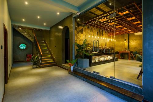 Restaurant, Villa Rumassala Luxury Chalets Unawatuna in Galle