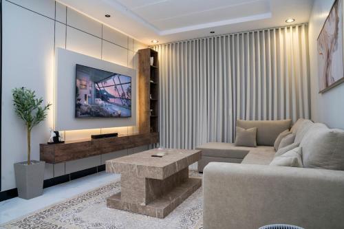 Apartment with living room and bed room