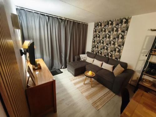 Apt T2, 34m2, pied de piste, 4 à 6 pers, 1 chambre, parking privé sousterrain, La Mongie (Foto 5)