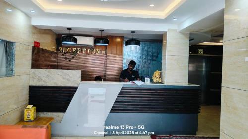 Lobby, Hotel Starlight Chennai near DLF,L&T,Miot,Tradecenter,Ramachandra medical coll in Chennai