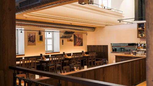 Restaurante, Brauhaus-Hostel König von Flandern (Brauhaus-Hostel Konig von Flandern) in Augsburg