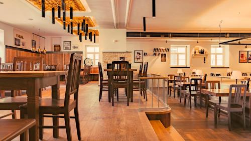 Restaurante, Brauhaus-Hostel König von Flandern (Brauhaus-Hostel Konig von Flandern) in Augsburg