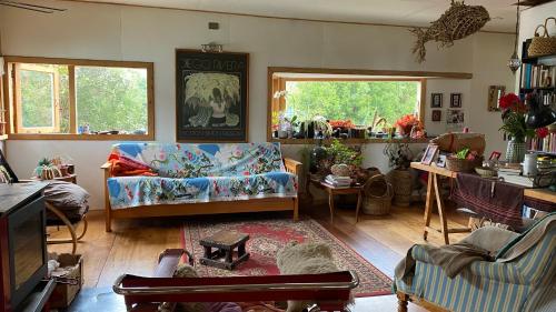 Room in urban garden