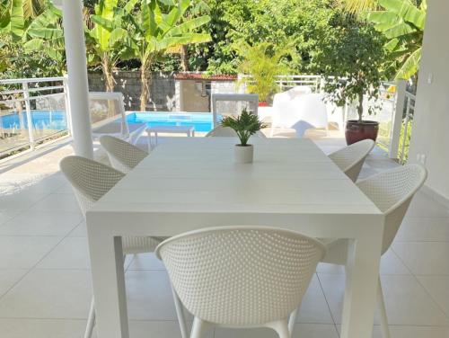 Rõdu/terrass, Villa La Belle Capresse in Terre-de-Haut