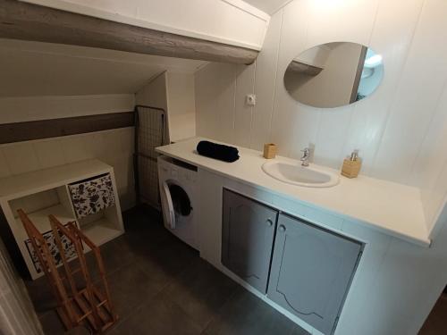 ห้องน้ำ, Magnifique Studio à Manosque (Magnifique Studio a Manosque) in มานอสก์