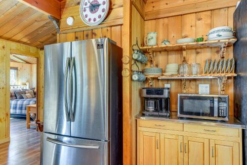 Rustic Idaho Retreat with Deck, Grill and Chiminea! in Island Park, USA