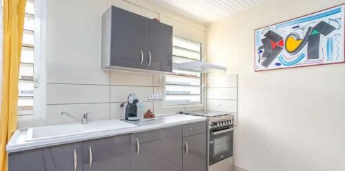 bucătărie, Charmant appartement près de la plage au Vauclin (Charmant appartement pres de la plage au Vauclin) in Le Vauclin