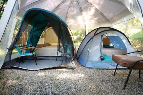 Veikali, Camping Finca Planeta Sano in Naranjito