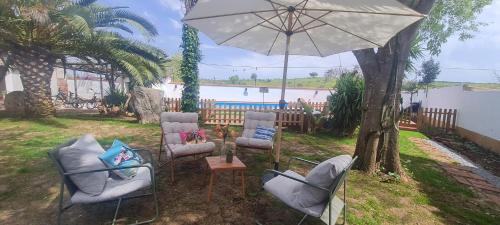 Balkons/terase, Casa da Ponte Quiet Bed and Breakfast in Alentejo Wine Region in Vidigueira