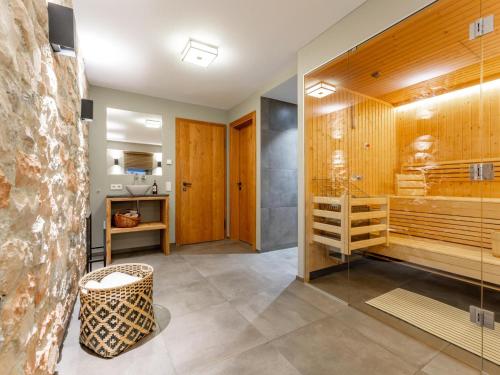sauna, Chalet Schneelöwe L (Chalet Schneelowe L) in Hirnreit
