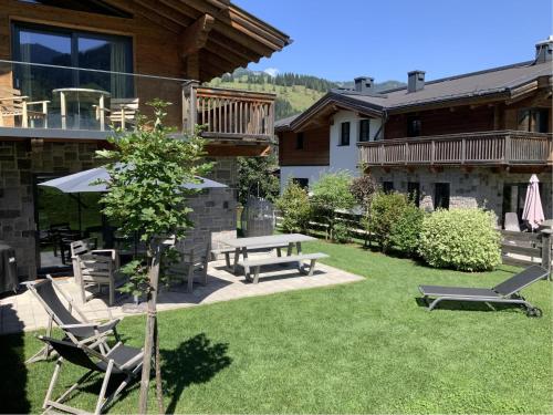 tuin, Chalet Schneelöwe S (Chalet Schneelowe S) in Hirnreit