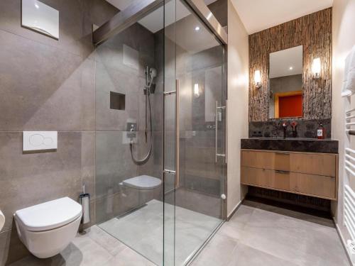 Badkamer, Chalet Schneelöwe S (Chalet Schneelowe S) in Hirnreit