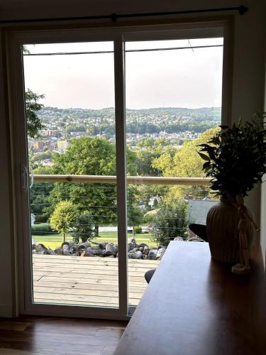 ระเบียง/ชานเรือน, Scandanavian Cottage with a View in แคนอนสบูร์ก (PA)