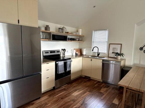 ห้องครัว, Scandanavian Cottage with a View in แคนอนสบูร์ก (PA)