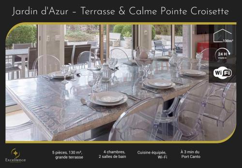 Jardin d'Azur – Terrace, Calm & Croisette
