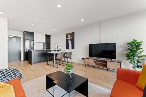 Modern Penthouse 3 Bed & 2 Bath-Skytower View-Pool, Auckland (fotografie 9)
